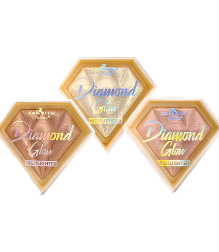Iluminador Italia Deluxe Diamond Glow Highlighter 1 Pz