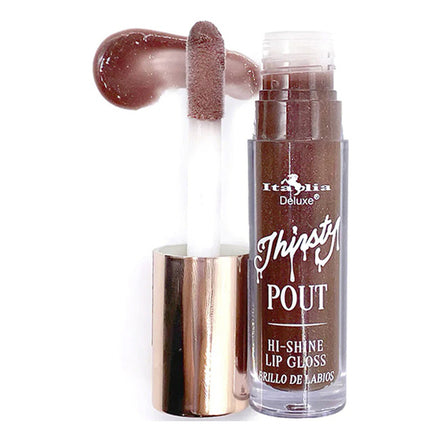 Lip Gloss Thirsty Pout Hi-shine Italia Deluxe Night Out