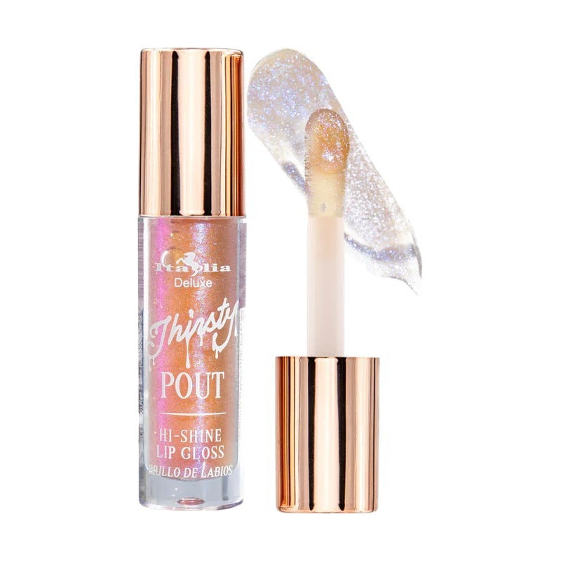 Italia Deluxe Thirsty Pout Hi-shine Lip Gloss Ice Queen