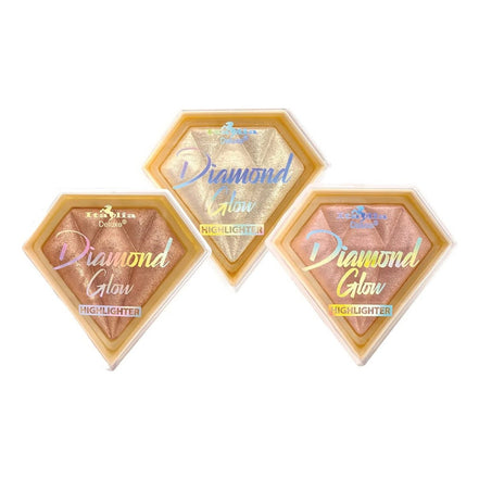 Iluminador Italia Deluxe Diamond Glow Highlighter 1 Pz