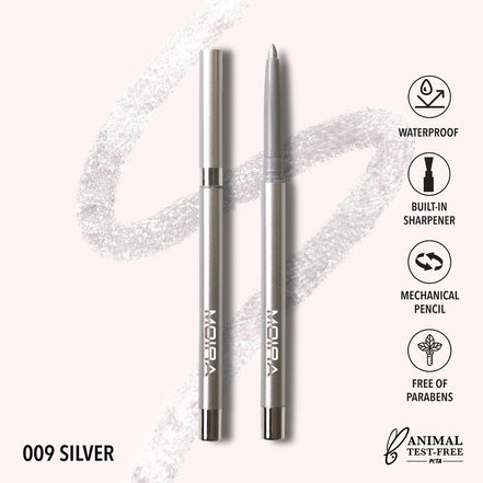 Shimmer Liner Delineador Metalico En Gel Moira 1 Pz 18 Tonos