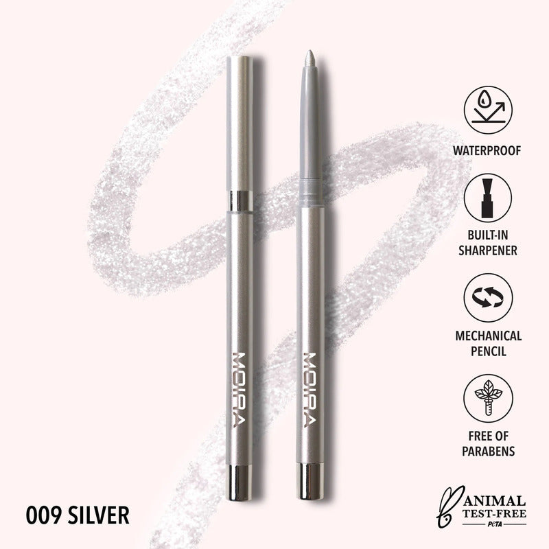 Shimmer Liner Delineador Metalico En Gel Moira 1 Pz 18 Tonos
