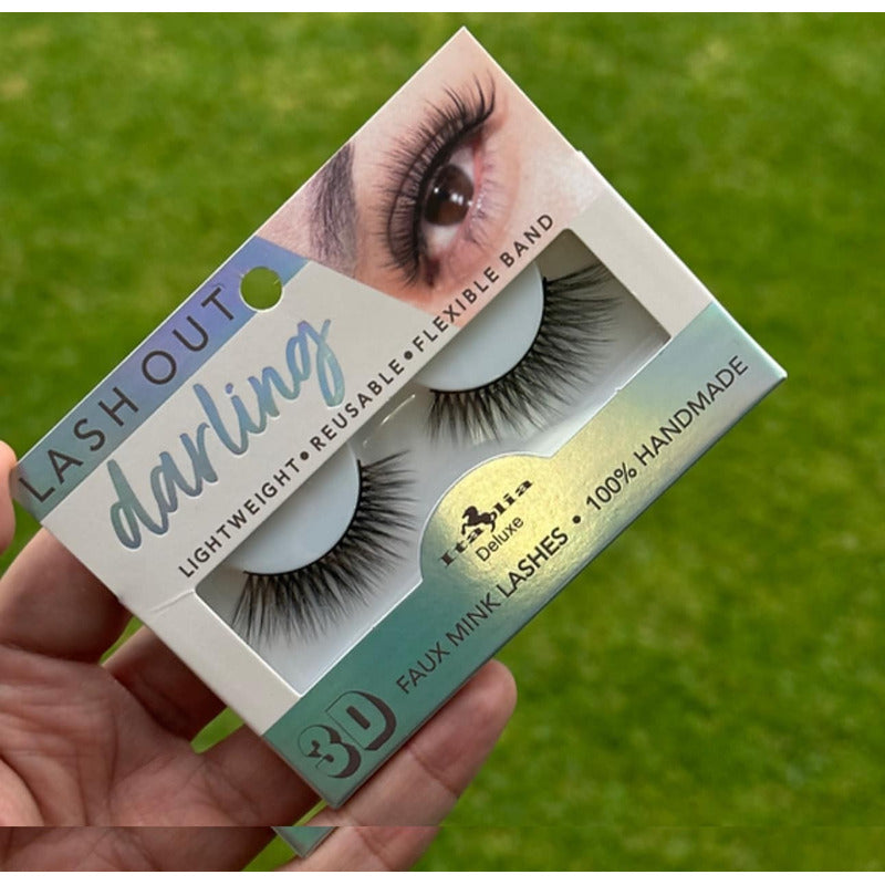 3pack Pestañas Postizas Efecto 3d Lash Out Italia Deluxe