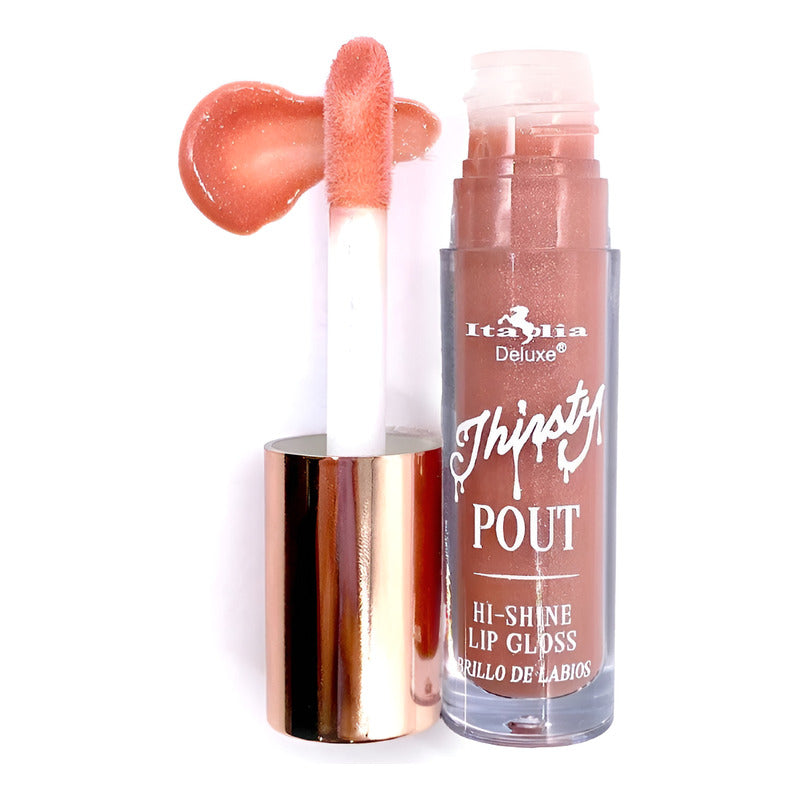 Italia Deluxe Thirsty Pout Hi-shine Lip Gloss Alto Brillo
