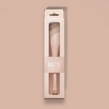 Brocha Dual Para Base Flawless Stay Matte Beauty Creations