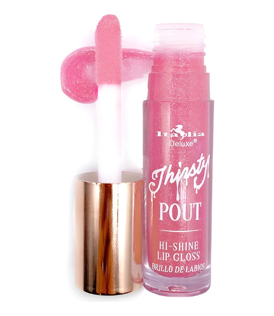 Italia Deluxe Thirsty Pout Hi-shine Lip Gloss Femme Fatale Blanco