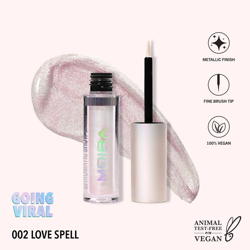 Delineador Liquido Metalico Chromatic Show Liner Moira