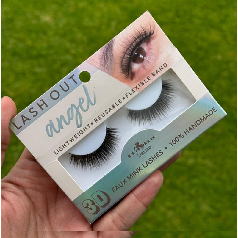 3pack Pestañas Postizas Efecto 3d Lash Out Italia Deluxe