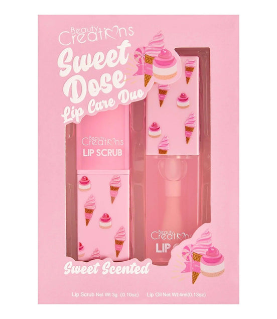Lip Duo Exfoliante Y Aceite Sweet Dose Beauty Creations