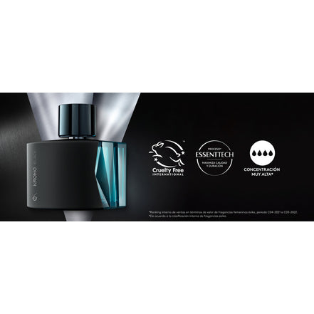 Set 2 Pzs Perfume Kromo Black Esika 90 Ml