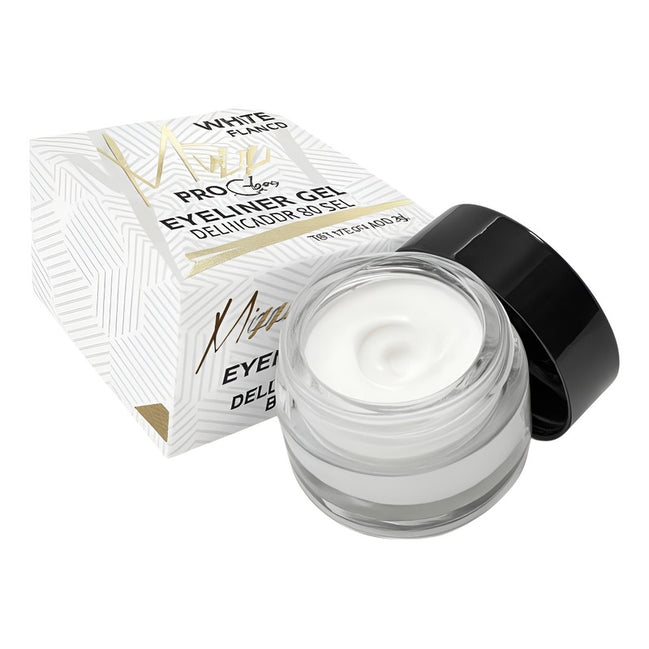 Delineador En Gel Indeleble Mizz Acabado Mate Blanco Blanco Mate