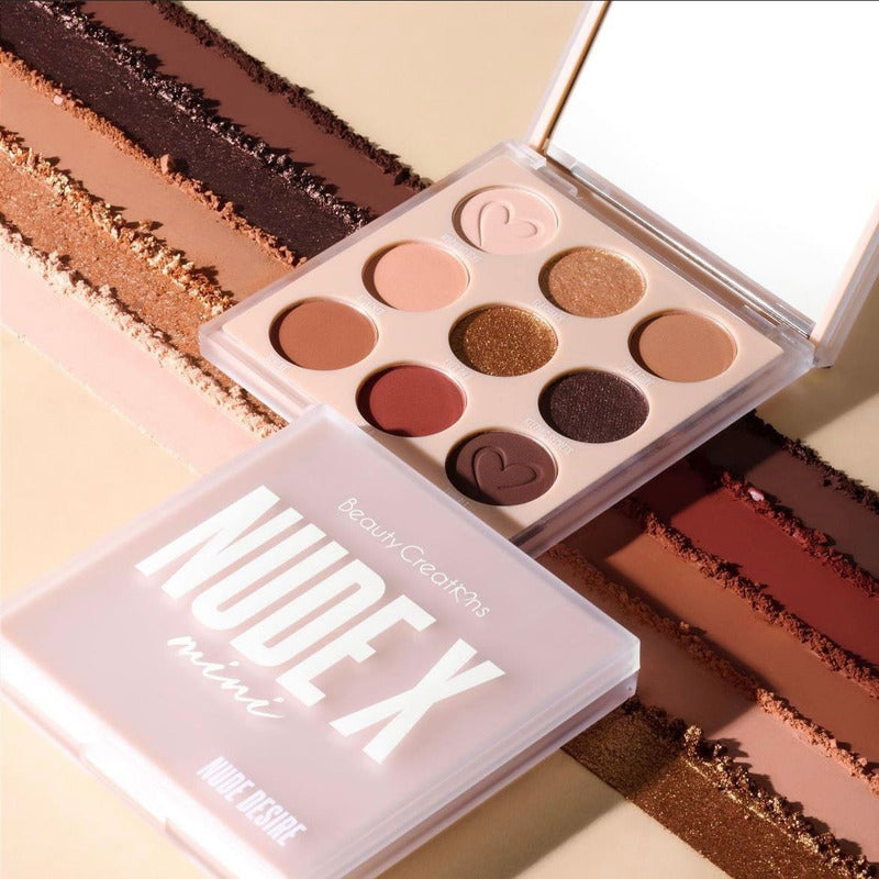 Paleta De Sombras Nude X Beauty Creations Original 9 Tonos