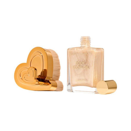 Duo Body Glow Aceite Corporal + Brocha Beauty Creations