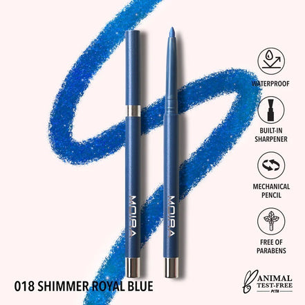 Shimmer Liner Delineador Metalico En Gel Moira 1 Pz 18 Tonos
