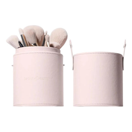 Set De Brochas 24 Piezas Beauty Creations + Estuche Cilindro