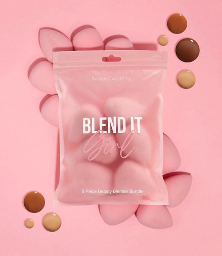 Set De 6 Esponjas Maquillaje Blend It Girl Beauty Creations