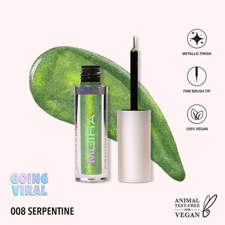 Delineador Liquido Metalico Chromatic Show Liner Moira