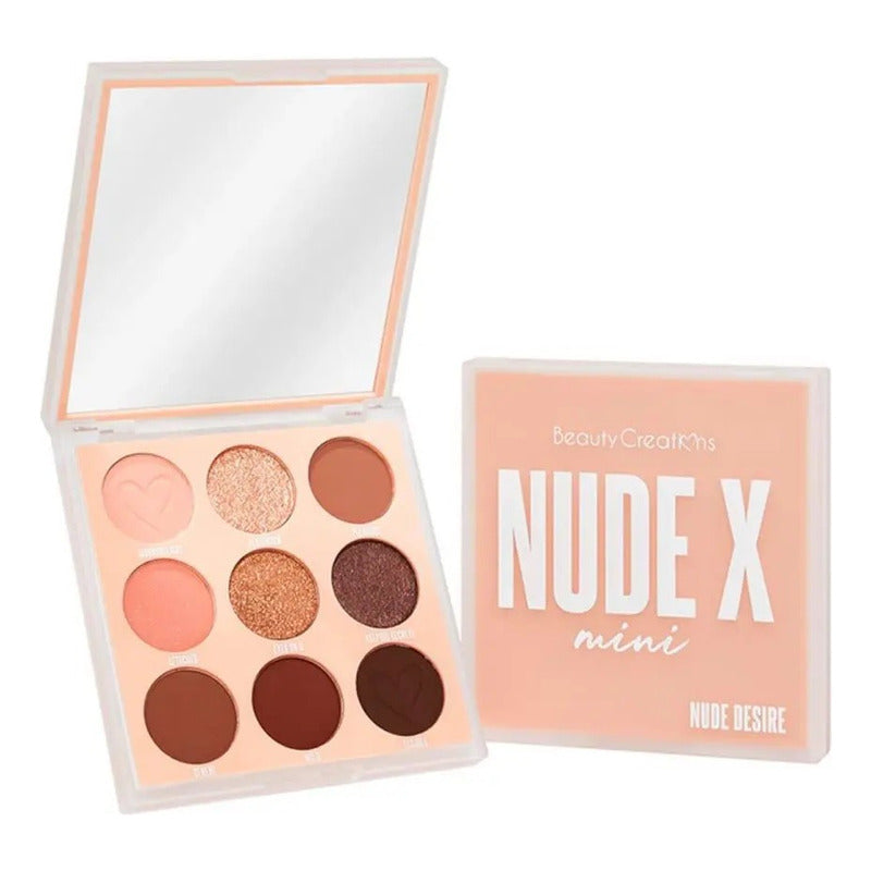 Paleta De Sombras Nude X Beauty Creations Original 9 Tonos