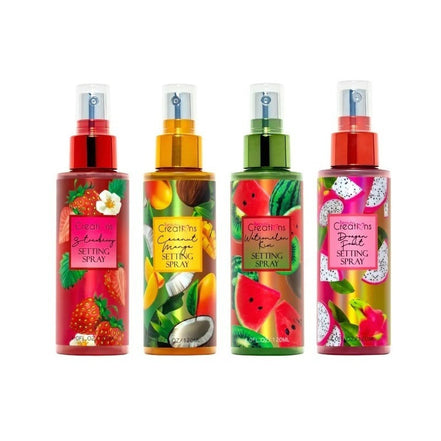 Set Fijador Maquillaje Spray Sellador Beauty Creations 4 Pzs