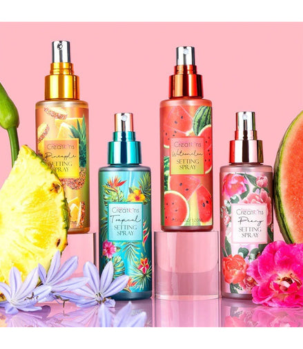 Set Fijador Maquillaje Spray Sellador Beauty Creations 4 Pzs