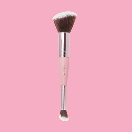Brocha Dual Perfecting Bronzer Brush Beauty Creations