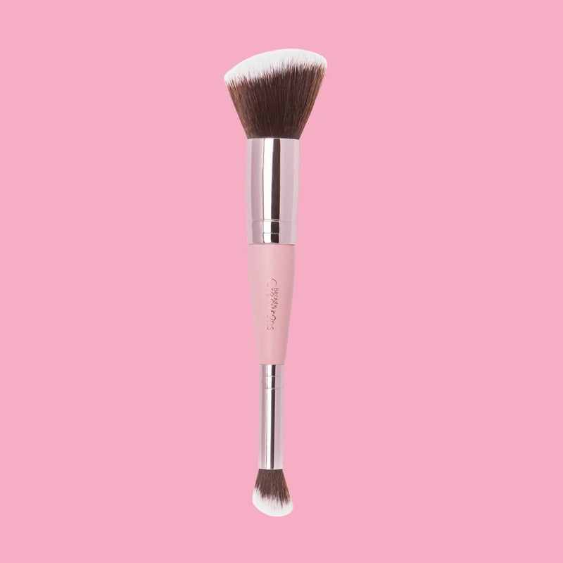 Brocha Dual Perfecting Bronzer Brush Beauty Creations