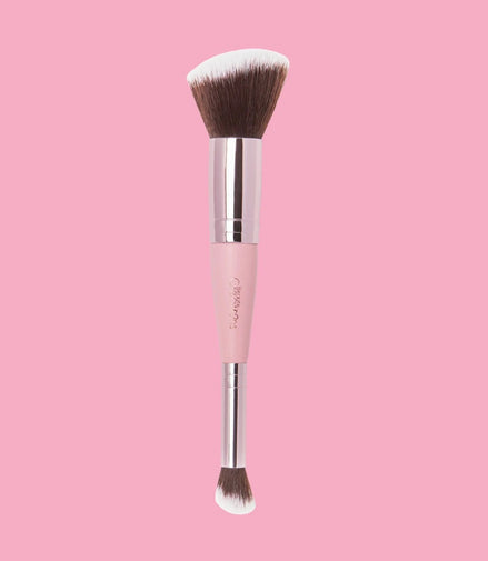 Brocha Dual Perfecting Bronzer Brush Beauty Creations