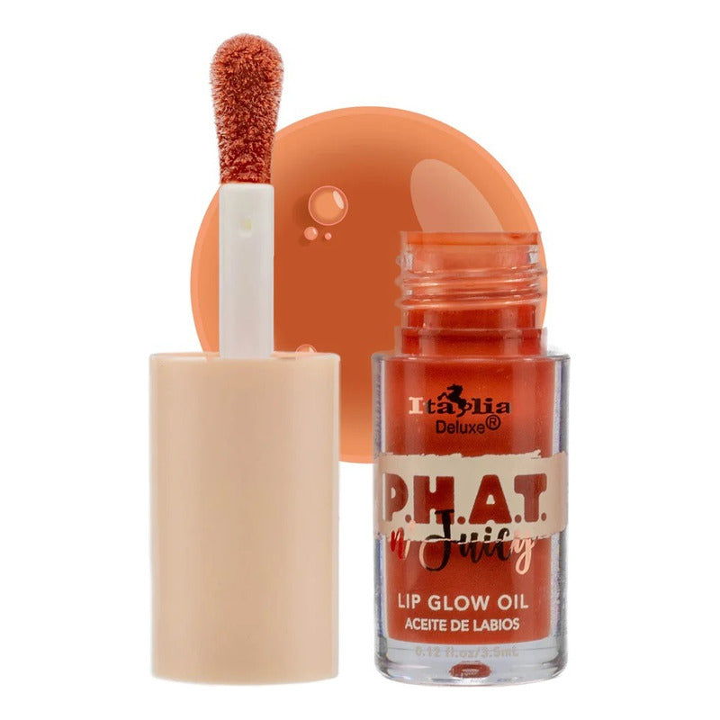 Lip Oil Italia Deluxe Phat Labios Hidratados 1 Pz 6 Tonos