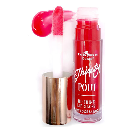 Italia Deluxe Thirsty Pout Hi-shine Lip Gloss Alto Brillo