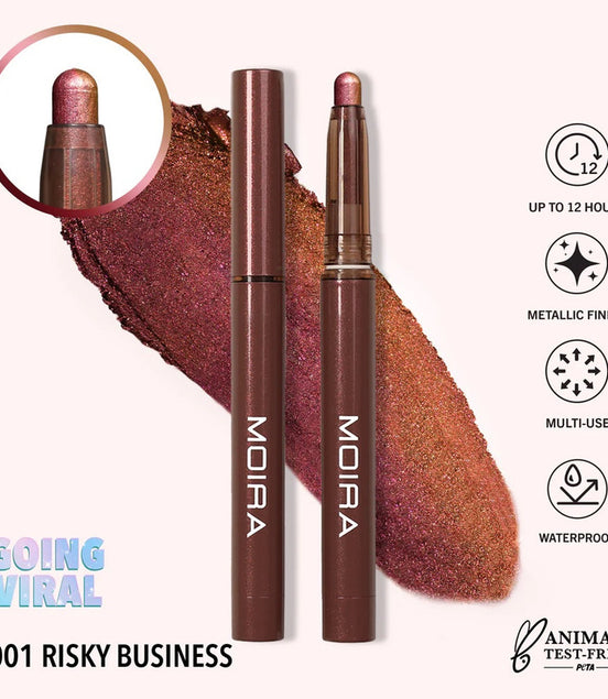 Sombra Holografica En Barra Stellar Glaze Stick Shadow Moira