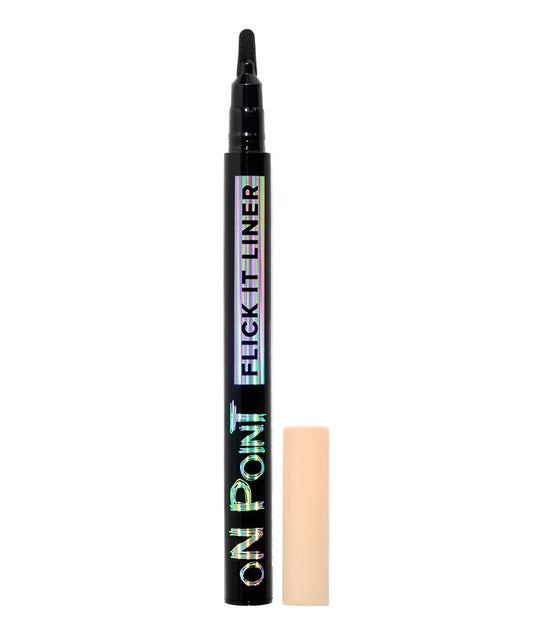 Delineador De Ojos Plumon On Point Flick It Italia Deluxe Negro Semimate