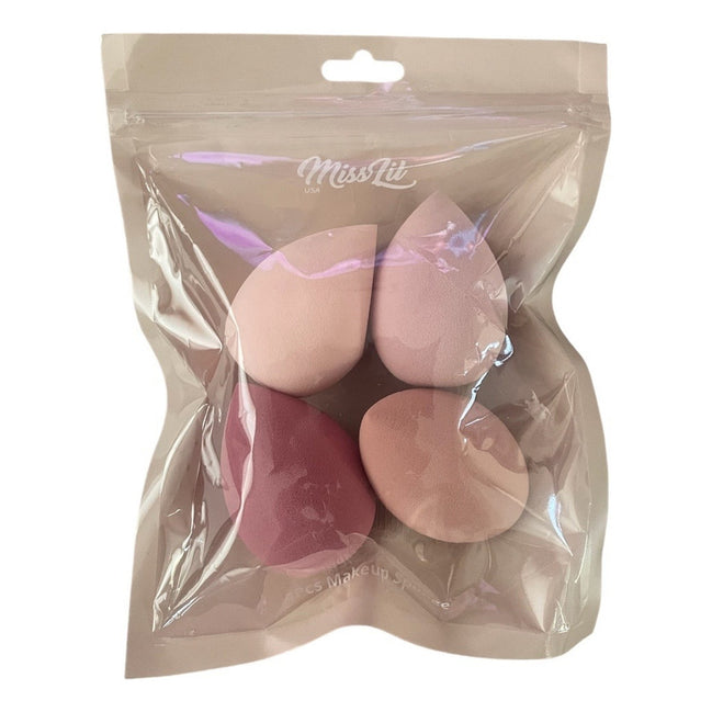 Set De Esponjas De Maquillaje Beauty Blender Miss Lil 4 Pcs