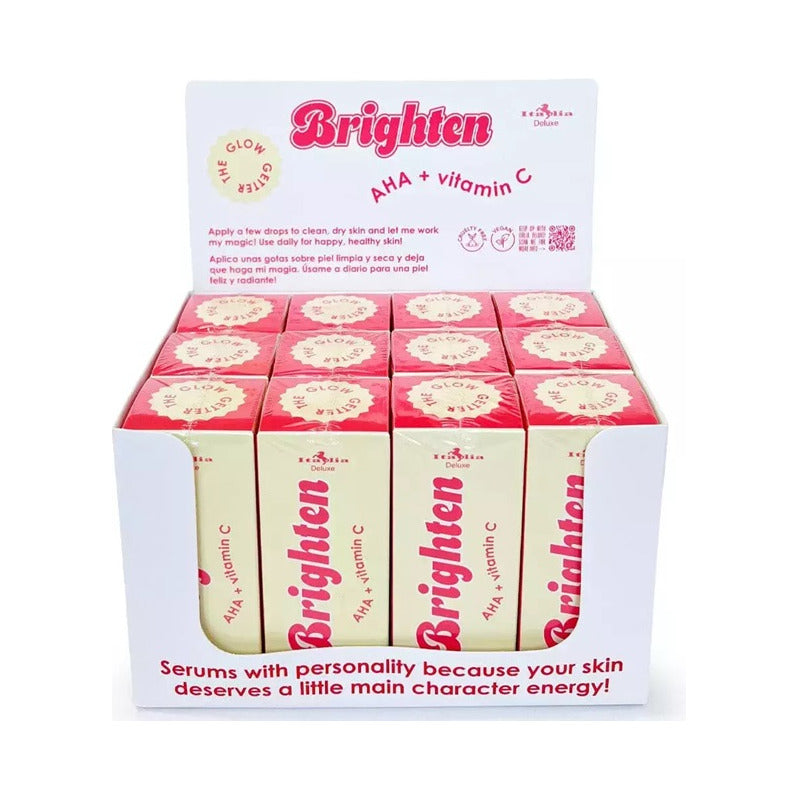 Serum Facial Brighten Aha + Vitamina C Italia Deluxe