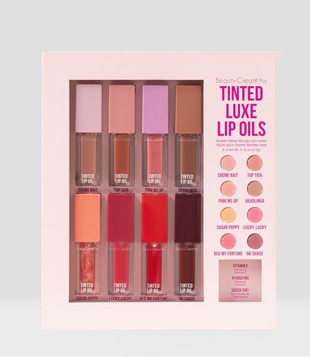 Set Completo Aceites Labiales Tinted Luxe Beauty Creations