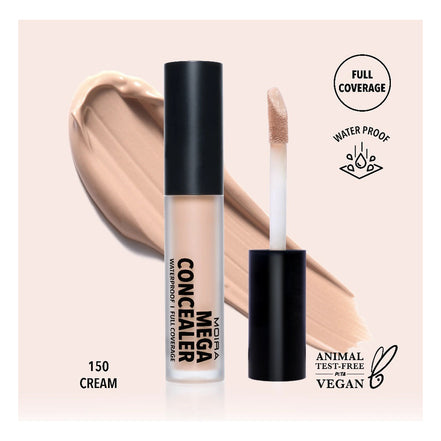 Moira Mega Concealer Corrector Alta Cobertura Waterproof