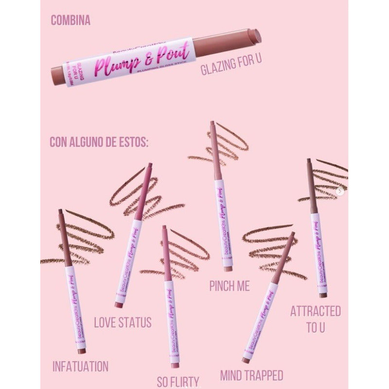 Lip Gloss Plump & Pout Gloss Stick Beauty Creations