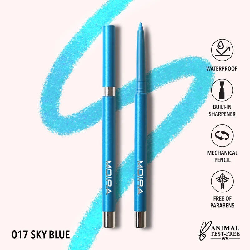 Shimmer Liner Delineador Metalico En Gel Moira 1 Pz 18 Tonos