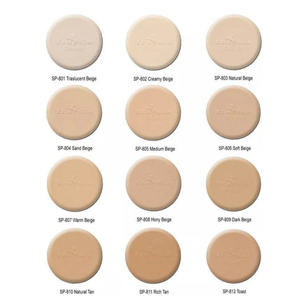 Italia Deluxe Silver Polvo Compacto Natural 1 Pz 12 Tonos