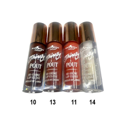 Italia Deluxe Thirsty Pout Hi-shine Lip Gloss Alto Brillo